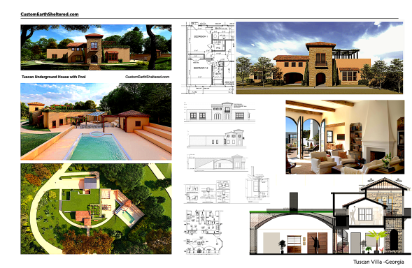 Mediterranean green roof plan